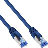 15er B-Pack InLine® Patchkabel, S/FTP (PiMf), Cat.6A, halogenfrei, blau, 7,5m