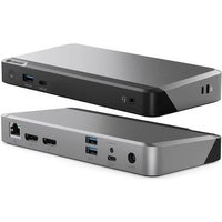 Alogic MX2 USB-C Dual Display DP Alt. Mode Dockingstation – mit 100 W Stromversorgung