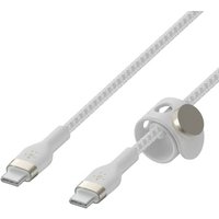 Belkin Pro Flex USB-C/ USB-C Kabel Power Delivery 60W 1m weiß CAB011BT1MWH