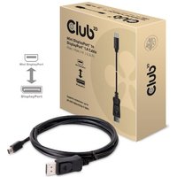 Club 3D 8K 60Hz Displayport 1.4 Adapterkabel 2m mDP zu DP HBR3 CAC-1115