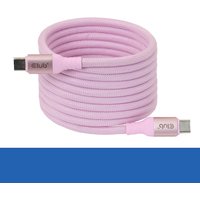 Club 3D CAC-3031 USB-C® Magnetisches Kabel 240W PD3.1 2m rosa