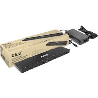 Club 3D USB Gen1 Typ-C Triple Display DP Alt Mode PD Dockingstation 120W