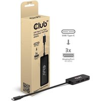 Club 3D USB Typ-C auf Dreifach DisplayPort MST Hub 4K60Hz
