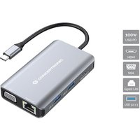 Conceptronic DONN21G 7-in-1 USB 3.2 Gen 1 Dockingstation