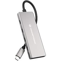 Conceptronic HUBBIES17G Schnittstellen-Hub USB 3.2 Gen 2 (3.1 Gen 2) Type-C 10000 Mbit/s Grau