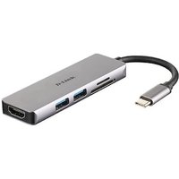 D-Link DUB-M530 5-In-1 USB-C Hub mit HDMI/Kartenleser