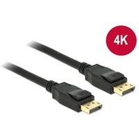 DeLOCK Kabel 2m Displayport St./St. 4K 83806 schwarz