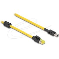 DELOCK Kabel RJ45 Stecker Cat.6 zu Mini I/O8 Pin D-Form Typ2