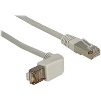 DELOCK Patchkabel gewinkelt RJ45 S/FTP Cat5e 2.00m grau
