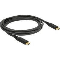 Delock USB 3.1 Gen 1 (5 Gbps) Kabel Type-C zu Type-C 2 m PD 3 A E-Marker