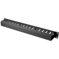 Digitus 1HE Kabelführungspanel für 483 mm (19")-Schränke schwarz