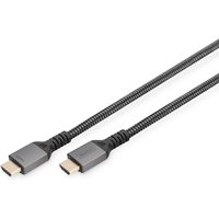 DIGITUS 8K Premium HDMI Kabel mit Aluminumgehäuse, 3m