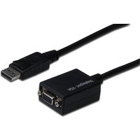 DIGITUS AK-340410-001-S DP St./ VGA Bu. Adapterkabel
