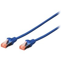 DIGITUS CAT 6 S/FTP Patchkabel, 10 Stück, 5m, blau
