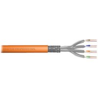 DIGITUS CAT.7 S/FTP Verlegekabel, simplex, 500m,orange