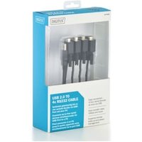 DIGITUS DA-70159 USB 2.0 zu 4xRS232 Kabel