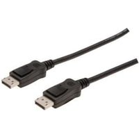 DIGITUS DisplayPort 1.2 Anschlusskabel 3m UHD 4K St./St. schwarz