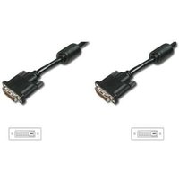 Digitus DVI Kabel 3m 24+1 Dual Link mit Ferritkern Full HD St./St. schwarz