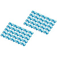 DIGITUS Farbclips für Patchkabel RJ45 100 Stück blau
