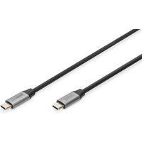 DIGITUS USB-C auf USB-C, PD60W, Gen1 USB3.0 Verbindungskabel 1m