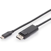 DIGITUS USB Type-C™ Gen 2 Adapter- / Konverterkabel, Type-C™ auf DP 2,0m