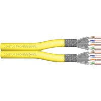 DIGITUS Verlegekabel Cat7a S/FTP dupl.B2ca 500m gelb AWG22/1 (Speditionsversand)