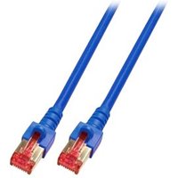 EFB RJ45 Patchkabel S/FTP Cat.6 LSZH 7.50m blau