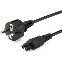EQUIP 112151 Hochwertiges Netzkabel, C5 auf Schuko, 3m