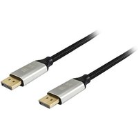 Equip 119265 DisplayPort 1.4 Premium-Kabel, Stecker auf Stecker, 5m, silber