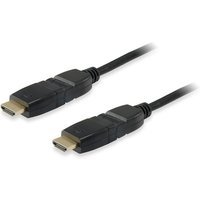 EQUIP 119363 HDMI 2.0 Kabel mit schwenkbaren Stecker, 3.0m, Swivel plug