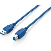 EQUIP 128293 USB 3.0 A aufB Kabel, M/M, 3.0m , Blue