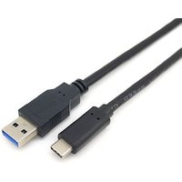 EQUIP 128344 USB 3.2 Gen 1 A auf C Kabel, M/M, 2.0m, 5Gbps, Schwarz