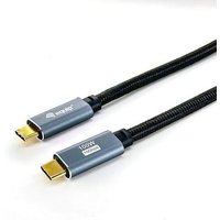 EQUIP 128359 USB 3.2 Gen 2 C-auf-C-Kabel 3,0m PD100W 4K/60Hz 10Gbps, schwarz