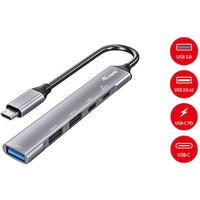 EQUIP 128962 5-Port USB 3.0/2.0 Hub mit USB-C 100W USB PD