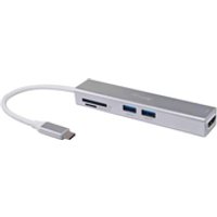 Equip 133480 laptop-dockingstation & portreplikator USB 3.2 Gen 1 (3.1 Gen 1) Type-C Silber