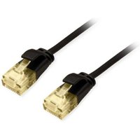 Equip 62690707101 Slim-Patchkabel, Cat.6A, U/UTP, 5m, Schwarz