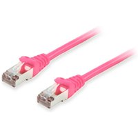 Equip Patchkabel Cat6A S/FTP 2xRJ45 20.00m pink LSZH Polybeutel