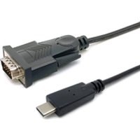 Equip USB-C auf Serial (DB9) Kabel, M/M, 1.5m