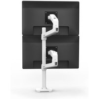Ergotron LX Dual Monitorarm Tischhalterung erweiterbar auf bis 4 Monitore (weiß)