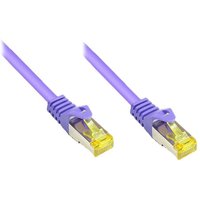 Good Connections 2,0m RNS Patchkabel mit Cat.7 Rohkabel S/FTP PiMF violett