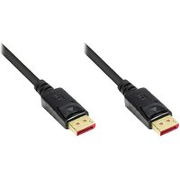 Good Connections DisplayPort 1.4 Anschlusskabel 0,5m 8K @ 60Hz Kupfer schwarz