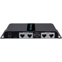 HDMI 1x4 Extender/Splitter mit IR über -- Netzwerkkabel bis zu 50m, 1x4