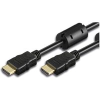 HDMI Kabel High Speed mit Ethernet -- Schwarz mit Ferrit 15 m