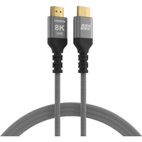 HDMI Kabel Ultra High-Speed 8K60Hz 48 Gbit/s -- 5m grau komp. mit HDMI 2.1/2.0