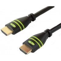 High Speed HDMI Kabel mit Ethernet, mit -- Verstärker, 25m, schwarz
