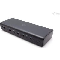 i-tec Universal USB-C Docking 6x 4K/60Hz, 2xHDMI, 2xDP, 2xUSB-C(4K), 4xUSB-C(10 Gbps), 4xUSB-A, 1xLAN(bis zu 2,5Gbps), 1xSD/TF, Power Delivery 3.1/ 140W