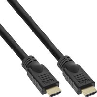 InLine® HiD HDMI Kabel, HDMI-HS mit Eth., Premium, 4K2K, ST / ST, gold, 5m