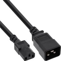 InLine® Netz Adapterkabel, IEC 60320 C20 auf C13, max.10A, 3m