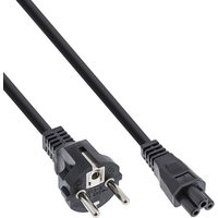 InLine® Netzkabel für Notebook, 3pol C5 Kupplung, schwarz, 10m