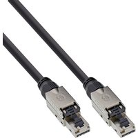 InLine® Patchkabel, U/UTP, Cat.6A, halogenfrei, AWG23 Kupfer, schwarz, 15m